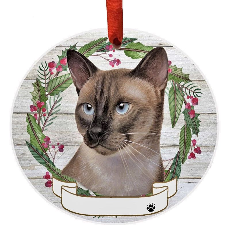 Siamese Cat Ornament